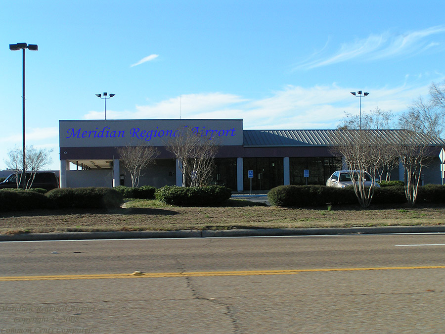 Meridian Airport sample sign