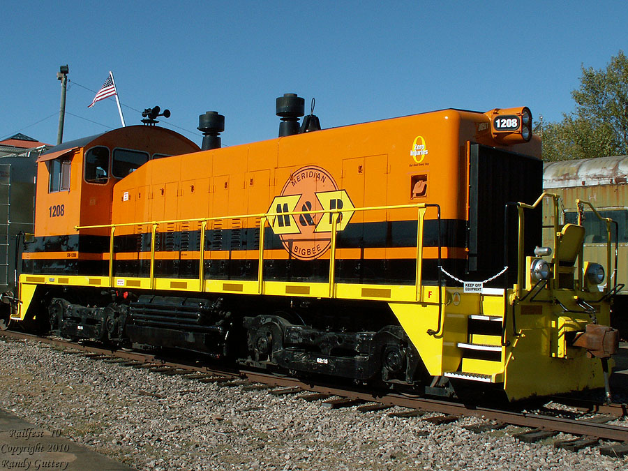 Queen and Crescent Outdoor display area - Railfest Meridian, MS 2010