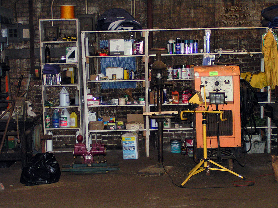 Soule Machine Shop - storage and working areas - Soule Live Steam Festival Meridian, MS 2010