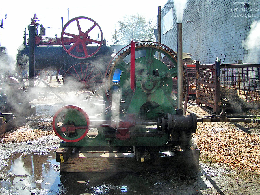 American Hoist and Derrick Co. Steam powered drum reel - Soule' Steamfest 2011