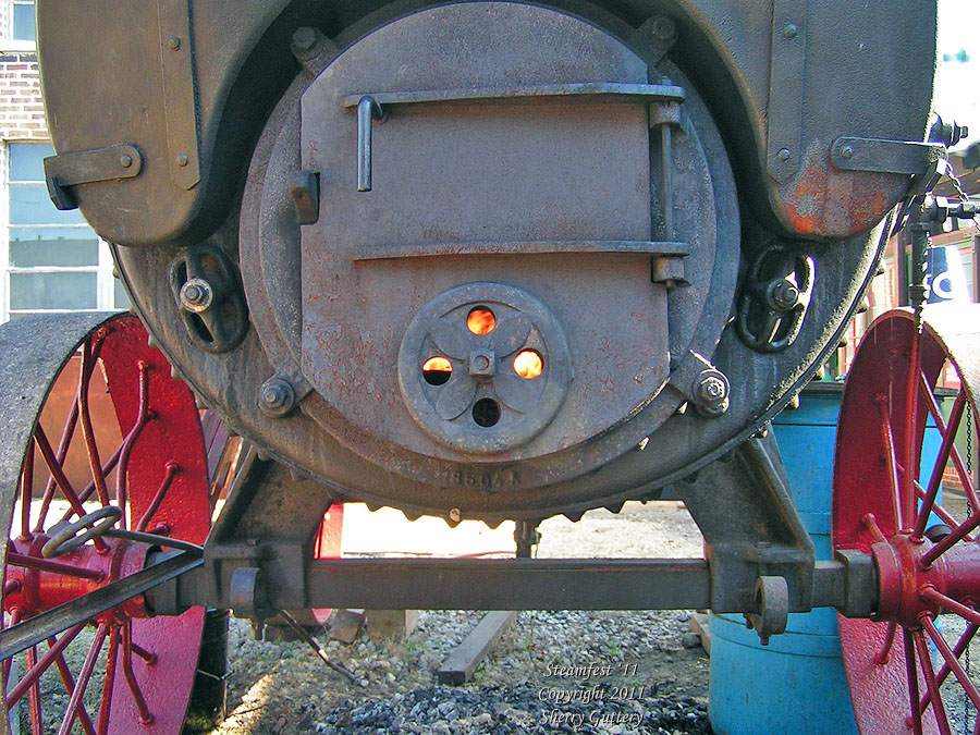 Boiler fire - Soule' Steamfest 2011