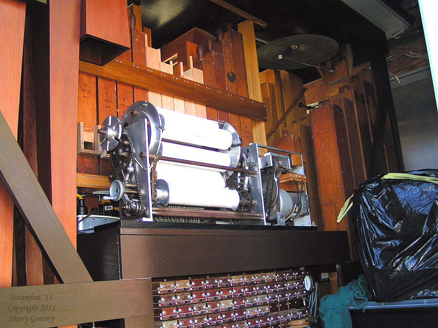 "Trudy" Band Organ - roll player - changer - Soule' Steamfest 2011