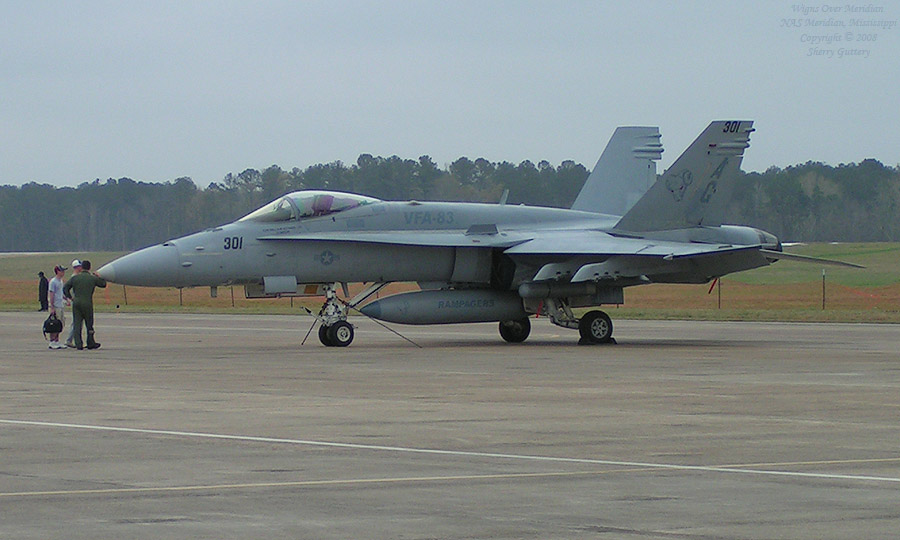Rampagers FA-18 Hornet in working uniform.