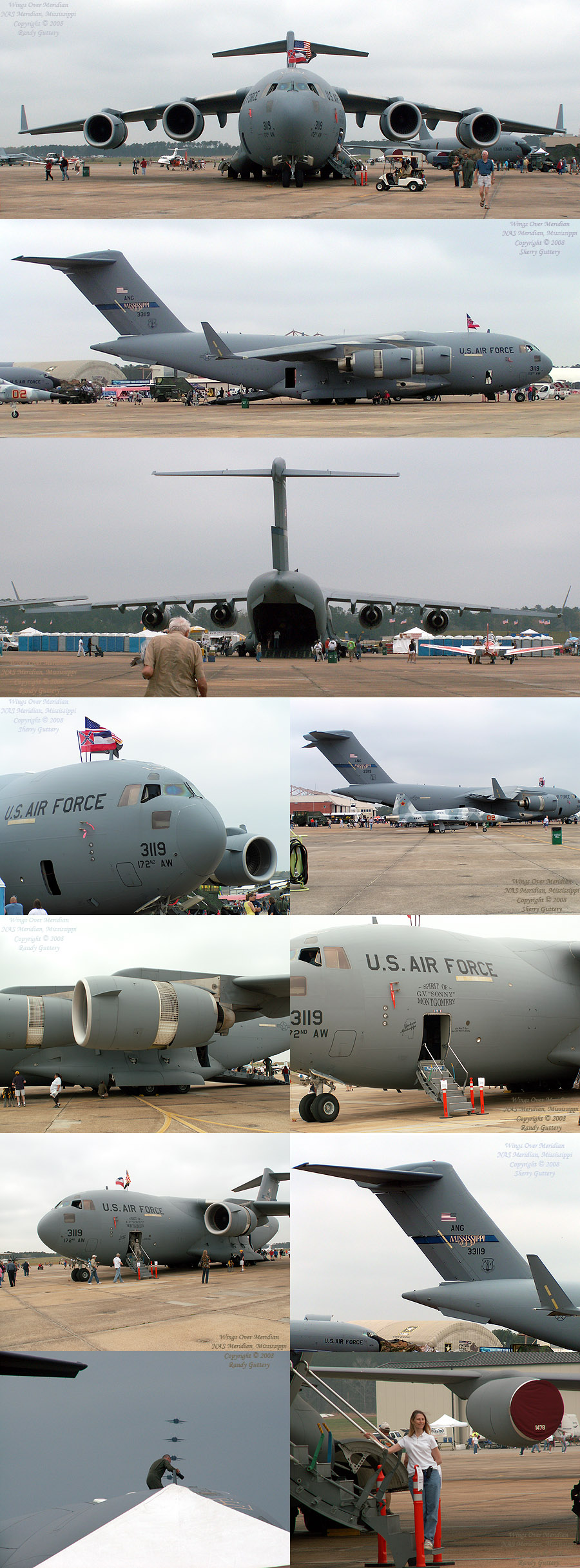 C-17 Globemaster III. Capable of 170,000 pound cargo loads. 